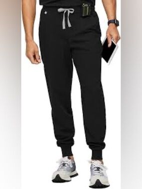 FIGS Black Tansen Jogger Scrub Pants Size XS Short